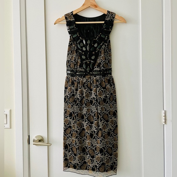 NWOT Anna Sui Silk Dress - Picture 1 of 5